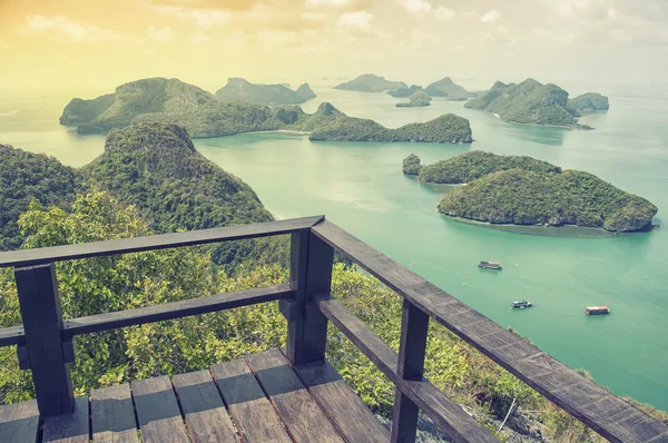 Zonsopgang op Mu Ko Ang Thong eilanden — Stockfoto