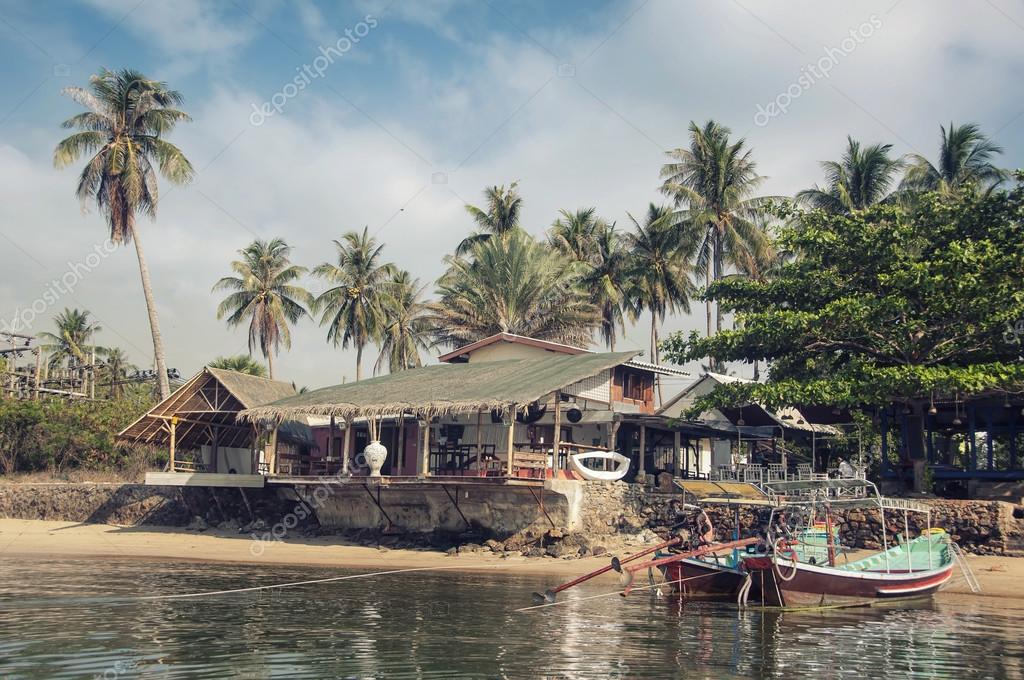 Cabane Sur La Plage En Thaïlande Photographie