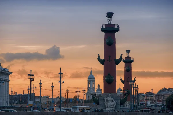 Saint Petersburg'Vasilyevsky adasının tükürmek — Stok fotoğraf