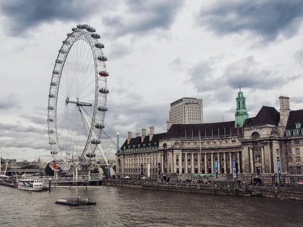 London Eye — Fotografie, imagine de stoc