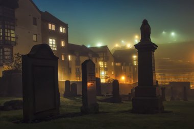 Edinburgh mezarlıkta