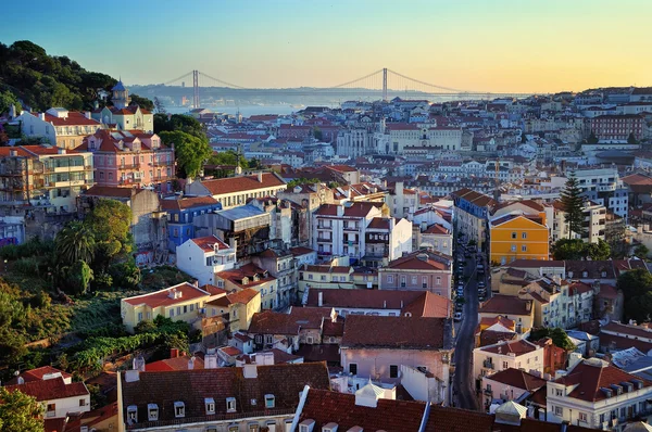 Vista aérea de Lisboa — Fotografia de Stock