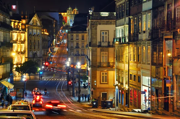 Noční pohled na Porto — Stock fotografie