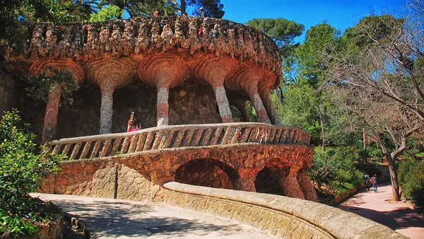 Park Guell in Barcelona — Stockfoto