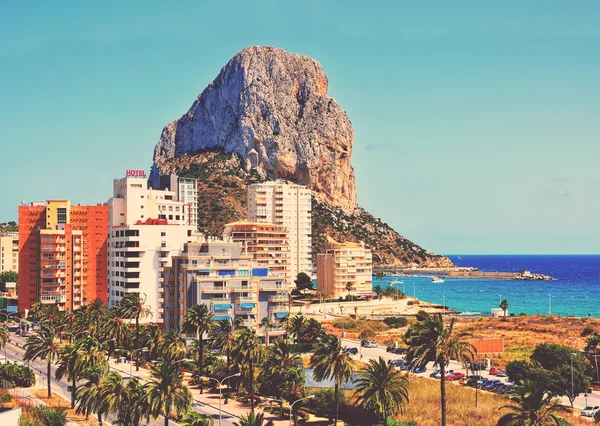 Resort de verão Calpe, Costa Blanca — Fotografia de Stock