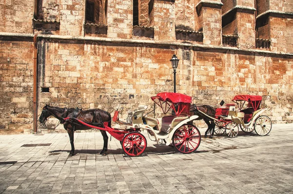 Chariot à cheval, Majorque — Photo