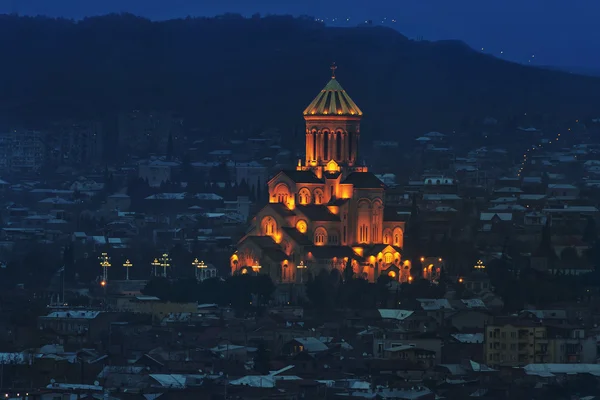 Heliga treenighetens katedral i Tbilisi — Stockfoto