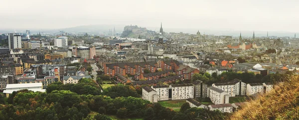 Vista aerea panoramica di Edimburgo — Foto Stock