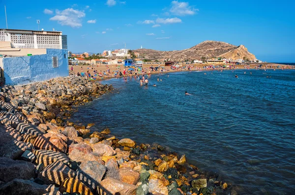 Linha costeira da Costa Calida na região de Múrcia — Fotografia de Stock