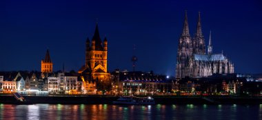 Köln, Almanya'nın panoramik görünüm