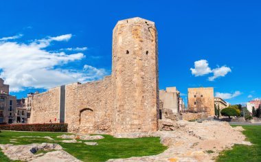 Tower de les Monges in Tarragona, Spain clipart