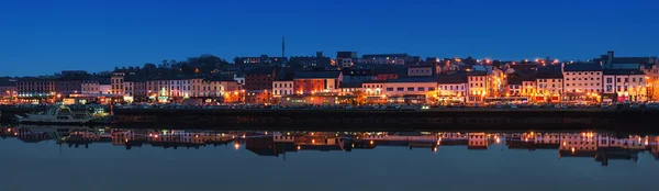 Panoráma éjszaka Waterford, Írország Stock Kép