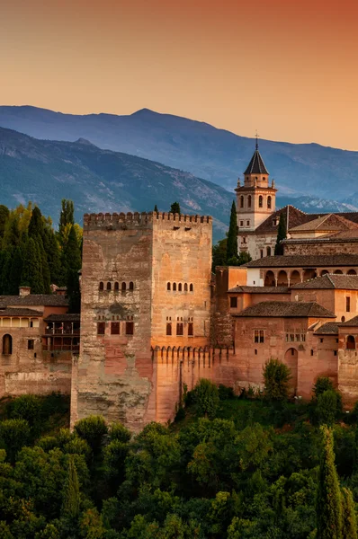 Granada, İspanya 'daki Alhambra Sarayı — Stok fotoğraf