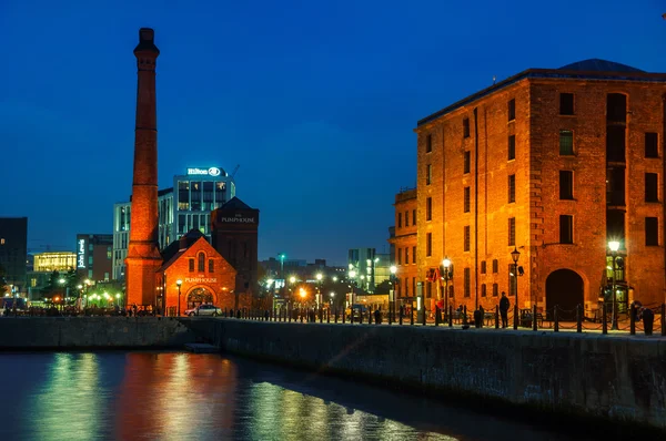 Albert Dock komplex, Liverpool, Egyesült Királyság — Stock Fotó