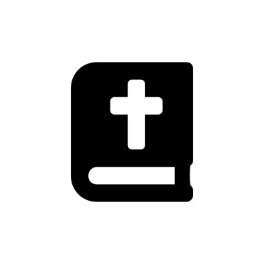 İncil vektör simgesi. Kutsal İncil sembolü izole edilmiş Vektör illüstrasyon EPS 10