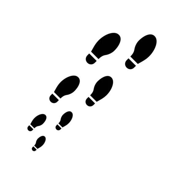 Сліди Взуття Фут Друк Векторні Ізольовані Векторні Ілюстрації Eps — стоковий вектор