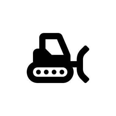 Kazı vektör simgesi. Beyaz arkaplan vektör EPS 10 üzerinde izole edilmiş düz vektör ekspres simgesi