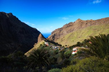 Güzel Tenerife manzara - Masca Köyü