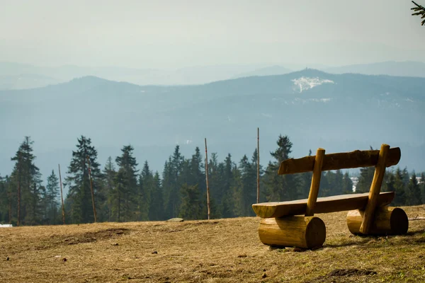 Hermoso paisaje Beskidy - Montaña Rysianka —  Fotos de Stock