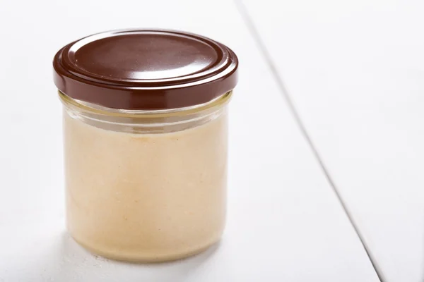 Natural diy homemade tahini paste — Stock Photo, Image