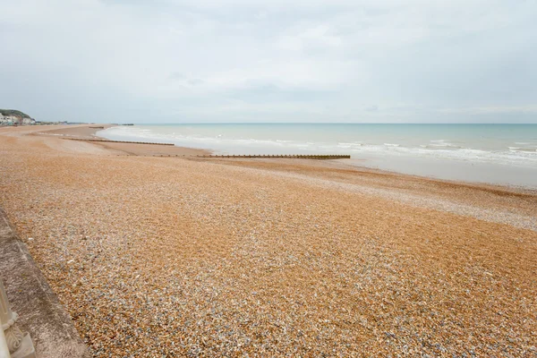 Mooie Hastings zeegezicht in Engeland — Stockfoto