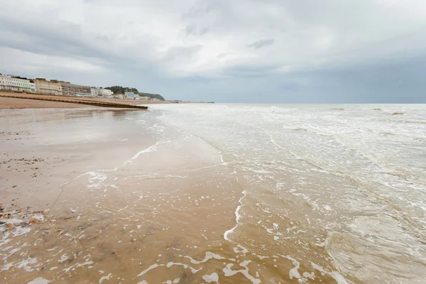 Bellissimo paesaggio marino di Hastings in Inghilterra — Foto Stock