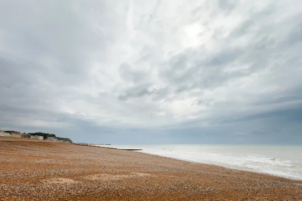 Schöne hastings meerlandschaft in england — Stockfoto