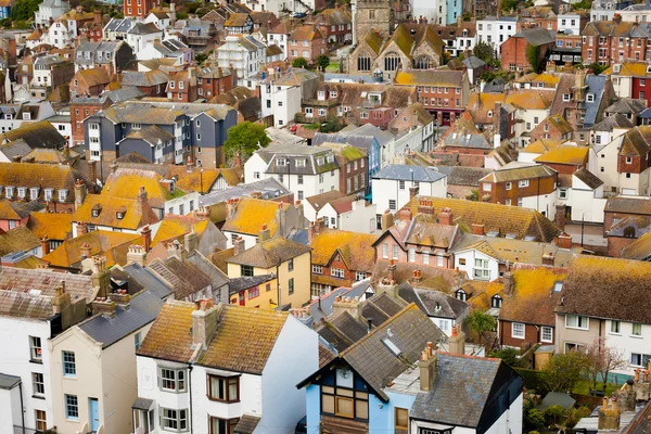 Vackra Hastings stadsbilden i England — Stockfoto