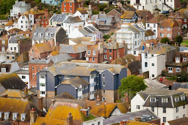 Vackra Hastings stadsbilden i England — Stockfoto