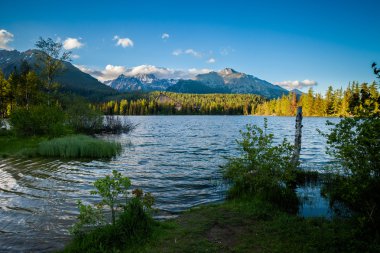Slovakça Tatry Strbske pleso manzara