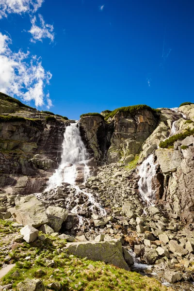 Slowaakse Tatry Skok waterval landschap — Stockfoto