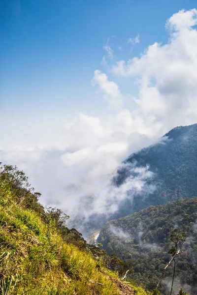 Hermoso Panorama Montaña Tomada Viaje Moto Dalat Nha Trang Vietnam —  Fotos de Stock