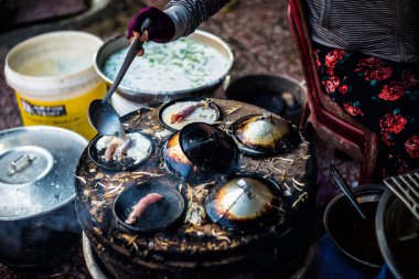 Nha Trang, Vietnam - Banh Sabah pazarında detaylar