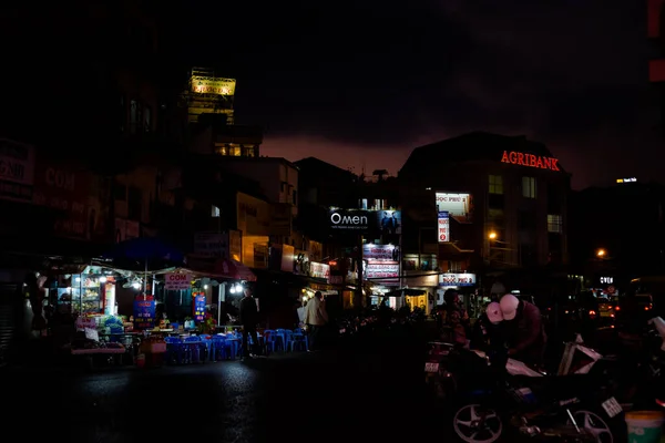 Dalat Vietnam 2020 Colorful Evening Market — 스톡 사진