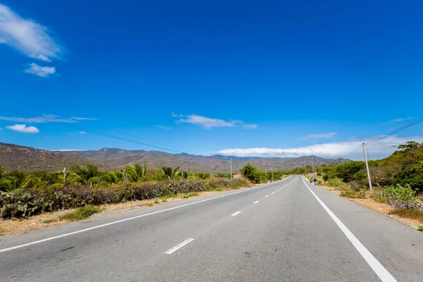 Vietnam Viaje Moto Costera Phan Rang Cam Ranh Paisaje Con — Foto de Stock