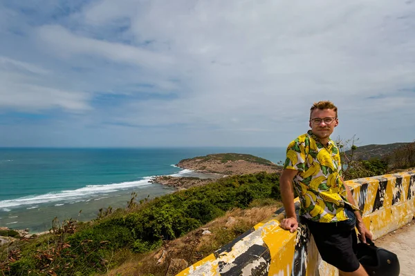 Vietnam Küste Motorradausflug Von Phan Rang Nach Cam Ran Schöner — Stockfoto