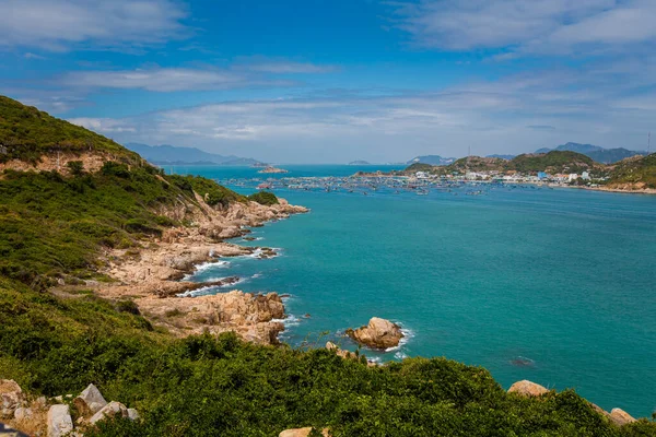 Vietnam Küste Motorradreise Von Phan Rang Nach Cam Ranh Landschaft — Stockfoto