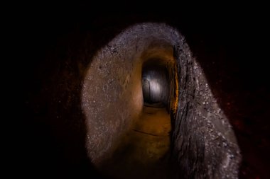 Vietnam 'daki Vinh Moc tünelleri, Quang Tri, Donh Ha.