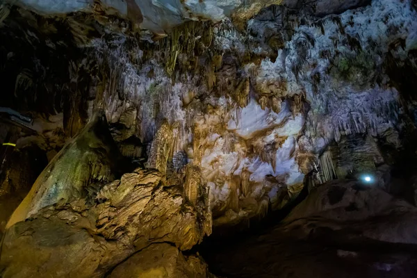 Hermosa Cueva Del Paraíso Cerca Phong Nha Turístico Vietnam Foto —  Fotos de Stock