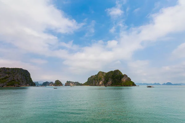 Beautiful Landscape Bai Long Bay Taken Cruise Quan Lan Island — Stock Photo, Image