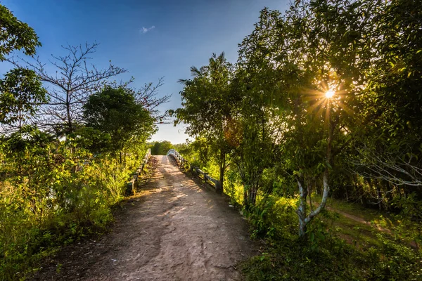 Parque Acuático Abandonado Thuy Tien Lake Hue Vietnam Hermoso Paisaje —  Fotos de Stock