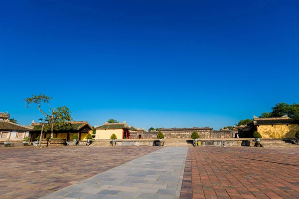 Beautiful Architecture Photo Imperial City Citadel Hue Vietnam Popular Visitors — Stockfoto