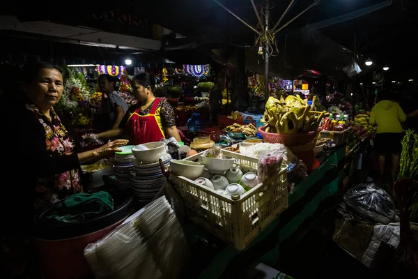 Hue Vietnam February 2020 Night Cuu Market — Stockfoto