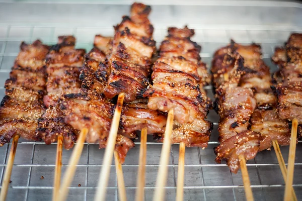 Brochette thaïlandaise barbecue de porc — Photo