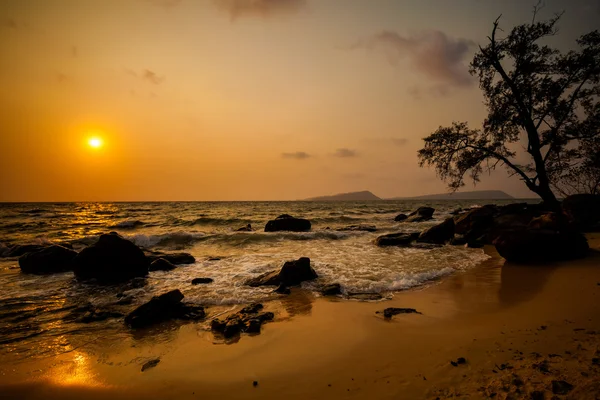 Paesaggio tropicale di Koh Rong — Foto Stock