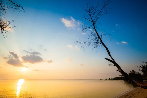 Sunset on Koh Phangan island — Stock Photo, Image