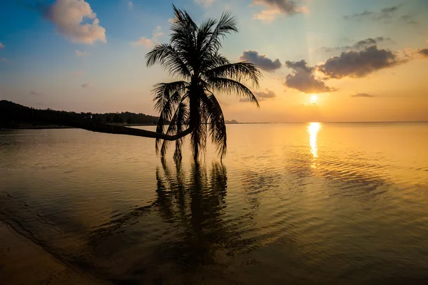 Sunset on Koh Phangan island — Stock Photo, Image