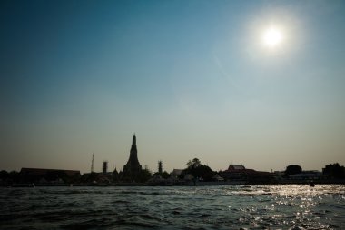 Bangkok görünümü - Chao phraya Nehri