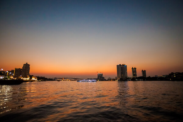Bangkok view - Chao phraya river