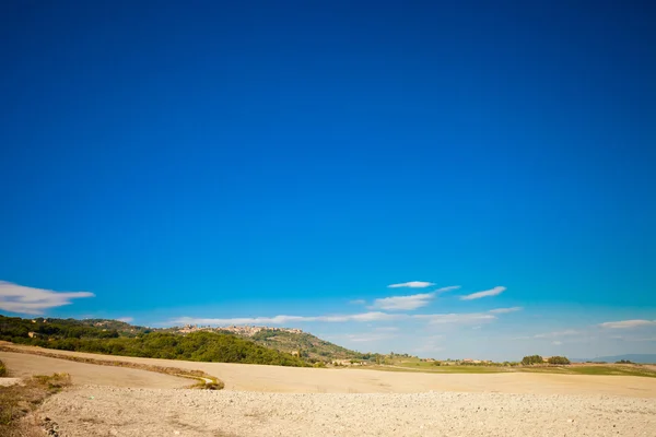 Hermoso otoño Toscana viñedos vista — Foto de Stock